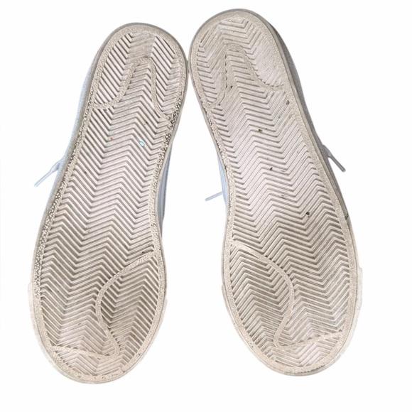 Nike Women's Blazer Mid 77 Shoe High-Top Sneakers in White and Pink - Picture 11 of 13